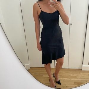 H&M conscious, silk mini slip dress size 4